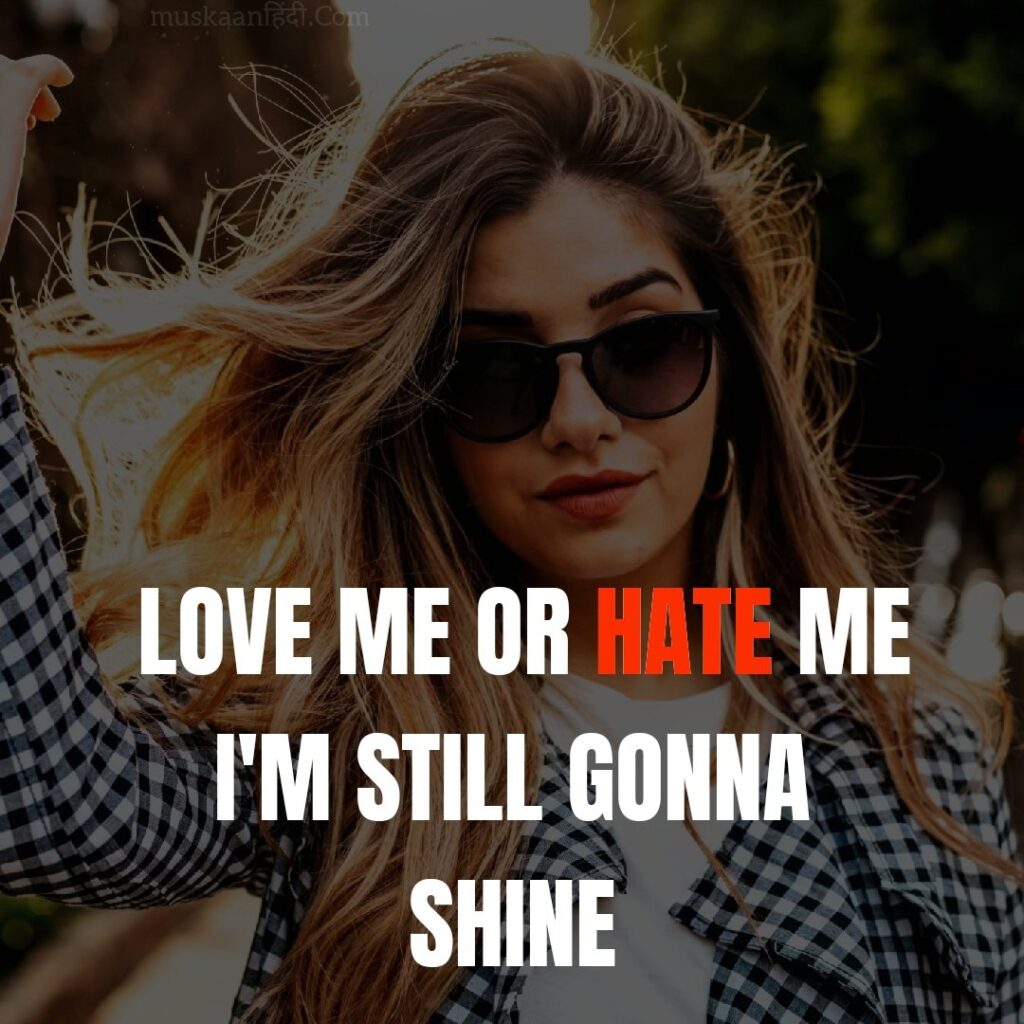 Best Attitude Quotes for Girls | About Lines, Status, Captions