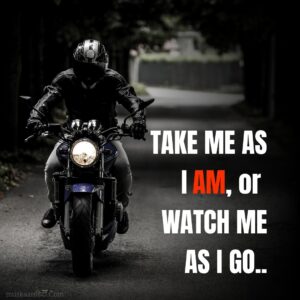 Attitude Quotes for Biker Bike Lovers